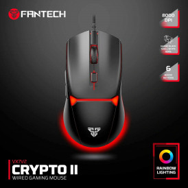Мышь Fantech Crypto II, игровая, проводная