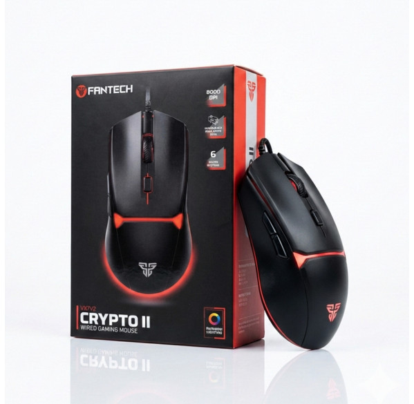Мышь Fantech Crypto II, игровая, проводная