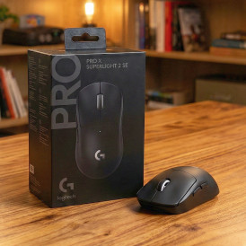 Мышь Logitech G PRO X Superlight 2 SE, чёрная, игровая, беспроводная, перезаряжаемая