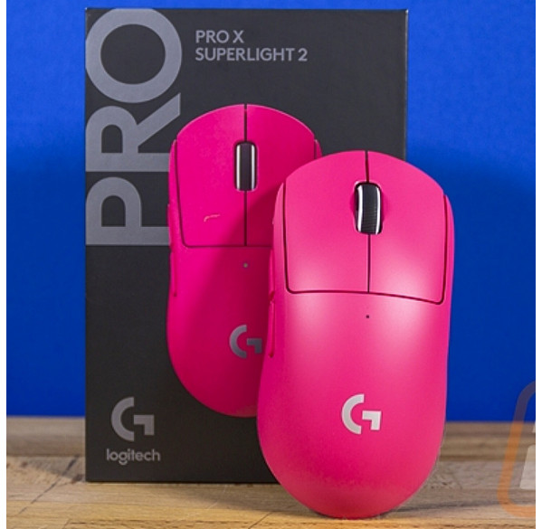Мышь игровая беспроводная Logitech G PRO X Superlight 2, розовая Мышь игровая беспроводная Logitech G PRO X Superlight 2, розовая