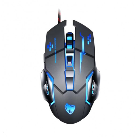 Мышь игровая проводная T-WOLF V6, серый Мышь игровая проводная T-WOLF V6, серый