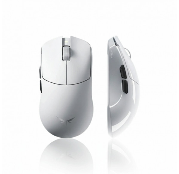 Мышь VGN F2 Pro Max White, игровая, беспроводная, перезаряжаемая