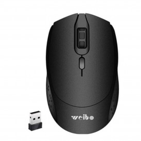 Мышь офисная беспроводная Weibo RF-6400, черная