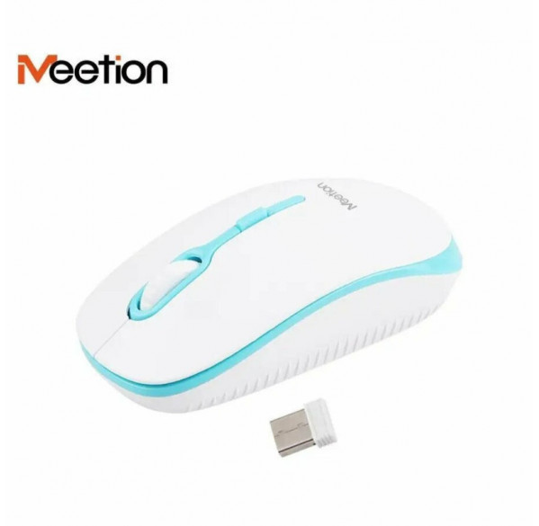 Мышь офисная беспроводная Meetion R547, белая Мышь офисная беспроводная Meetion R547, белая