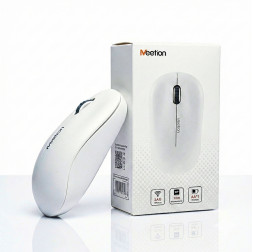 Мышь Meetion R545, белая, офисная, беспроводная