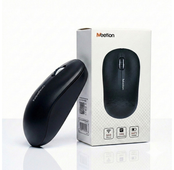 Мышь Meetion R545, черная, офисная, беспроводная