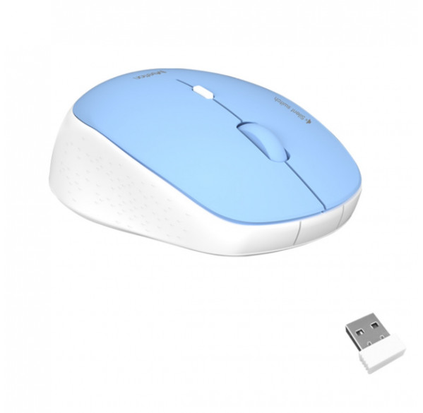 Мышь офисная беспроводная Meetion R570, бесшумная, синий