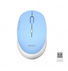 Мышь офисная беспроводная Meetion R570, бесшумная, синий