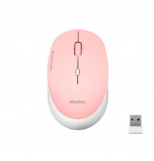 Мышь Meetion R570, розовая, офисная, беспроводная