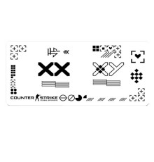 Коврик для стола mousepad 900x400 CS:GO Skin information flow