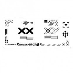 Коврик для стола mousepad 900x400 CS:GO Skin information flow