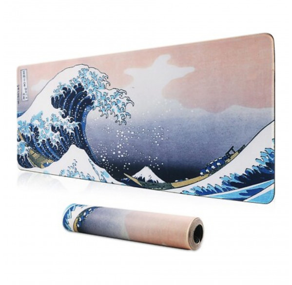 Коврик для стола mousepad 900x400 Большая волна в Канагаве Коврик для стола mousepad 900x400 Большая волна в Канагаве