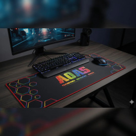 Коврик для стола mousepad 800x300 AOAS rainbow
