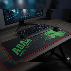 Коврик для стола mousepad 800x300 AOAS green
