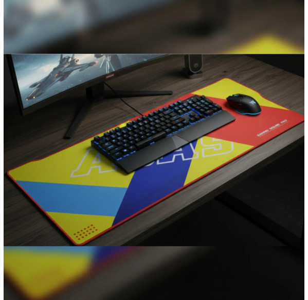 Коврик для стола mousepad 800x300 AOAS yellow Коврик для стола mousepad 800x300 AOAS yellow