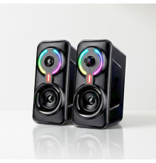 Колонки JEDEL S-570 RGB (3.5mm + Bluetooth подключение)