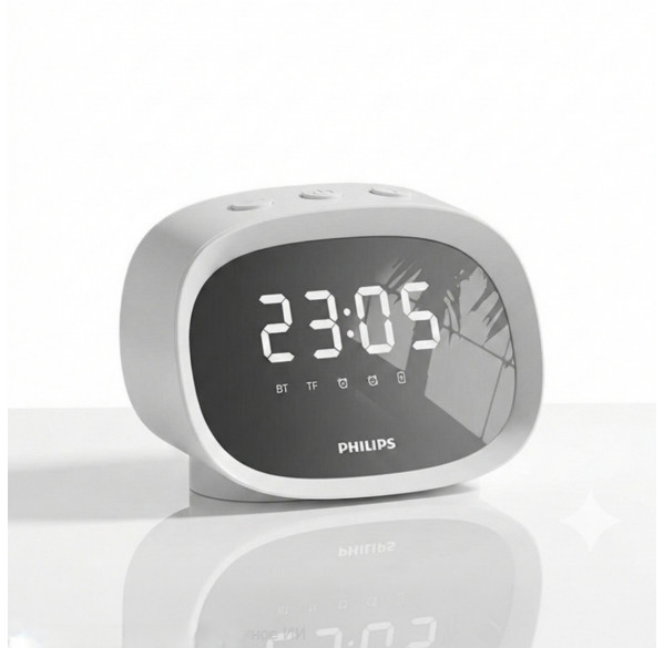 Колонка Philips TAS2909 3W с часами, беспроводная, настольная