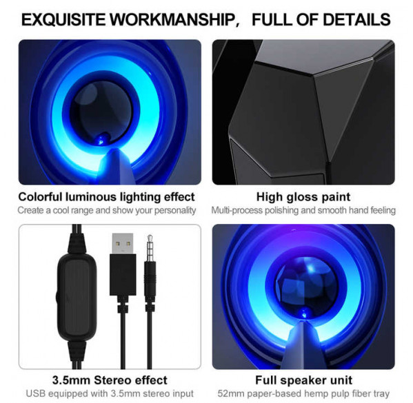 Колонки T-Wolf S5 RGB Колонки T-Wolf S5 RGB