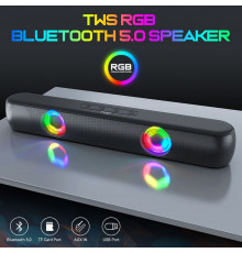 Колонки беспроводные T-Wolf B320 soundbar RGB