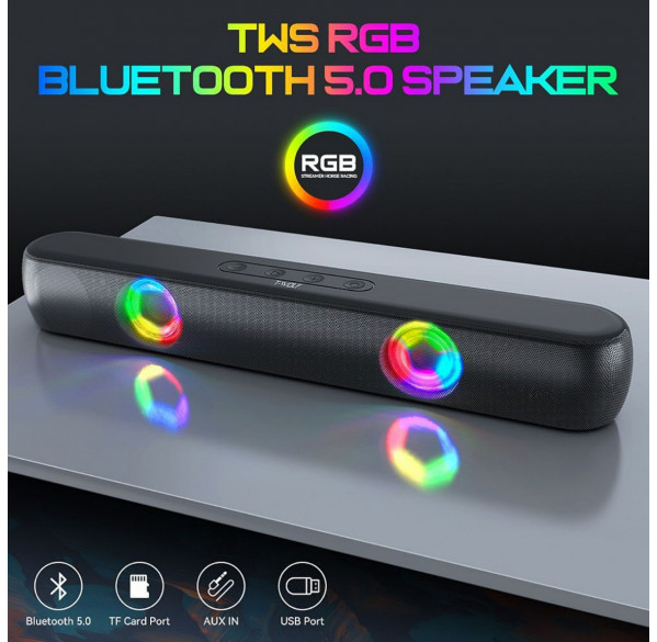Колонки беспроводные T-Wolf B320 soundbar RGB Колонки беспроводные T-Wolf B320 soundbar RGB