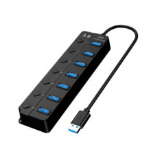 USB Hub разветвитель на 7 USB 3.0 с выключателями