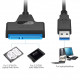 Переходник адаптер с USB на SATA HDD/SSD 2.5", USB 3.0