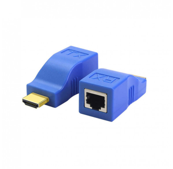 Переходник удлинитель HDMI (до 30м. с использованием кабеля Ethernet)