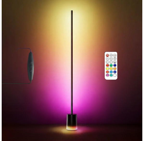 Лампа напольная RGB 100см. + пульт (1 шт. последняя)