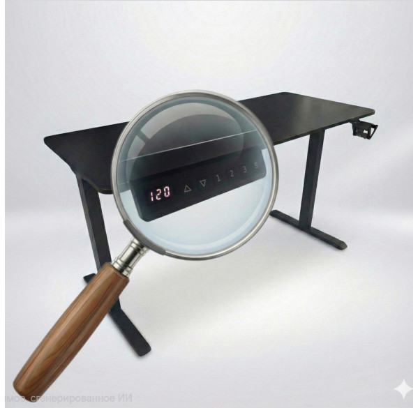 Стол компьютерный с подъёмным электрическим механизмом, 140x60 см