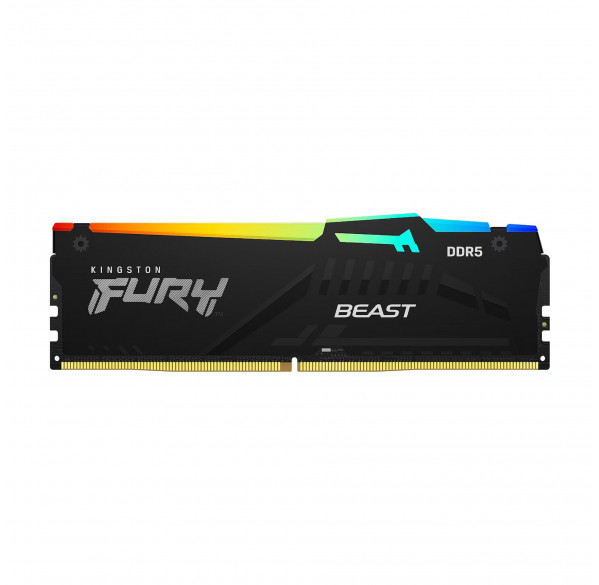 Оперативная память RAM DDR5 64GB (KIT 2x32) 6400MHz Kingston FURY Beast ARGB Оперативная память RAM DDR5 64GB (KIT 2x32) 6400MHz Kingston FURY Beast ARGB