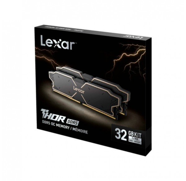 Оперативная память RAM DDR5 32GB (KIT 2x16) 6000MHz Lexar Thor Оперативная память RAM DDR5 32GB (KIT 2x16) 6000MHz Lexar Thor