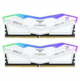 Оперативная память RAM DDR5 64GB (KIT 2x32) 6000MHz T-Force Delta, белый
