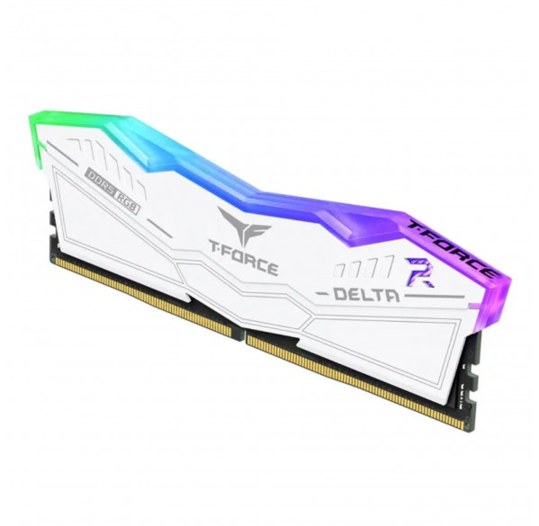 Оперативная память RAM DDR5 64GB (KIT 2x32) 6000MHz T-Force Delta, белый