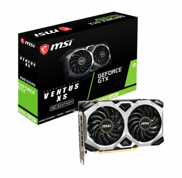 Видеокарта Nvidia GTX 1660 SUPER 6GB MSI VENTUS XS Видеокарта Nvidia GTX 1660 SUPER 6GB MSI VENTUS XS