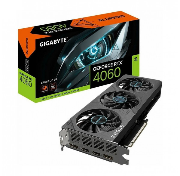 Видеокарта Nvidia RTX 4060 8GB Gigabyte Eagle OC Видеокарта Nvidia RTX 4060 8GB Gigabyte Eagle OC