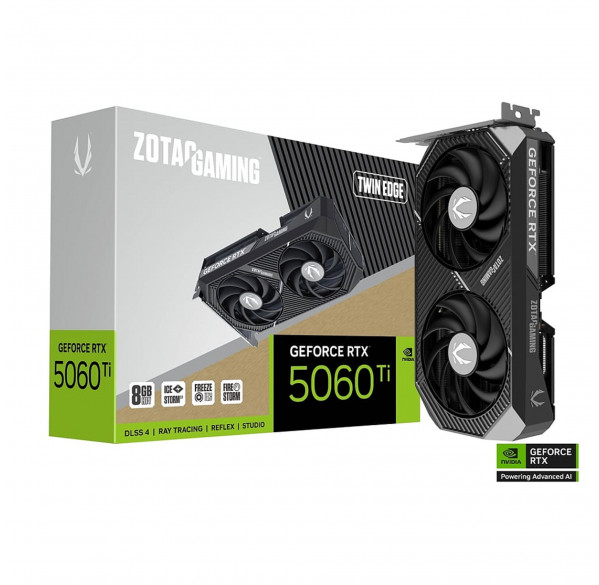 Видеокарта Nvidia RTX 5060 8GB ZOTAC Gaming Twin Edge Видеокарта Nvidia RTX 5060 8GB ZOTAC Gaming Twin Edge