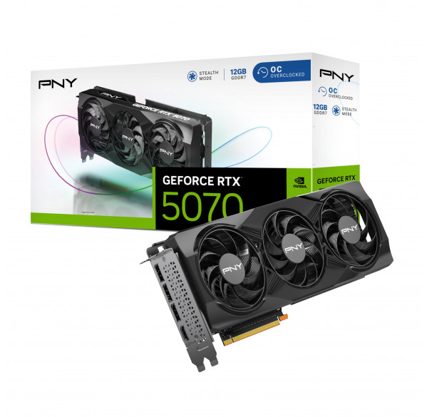 Видеокарта Nvidia RTX 5070 12GB PNY