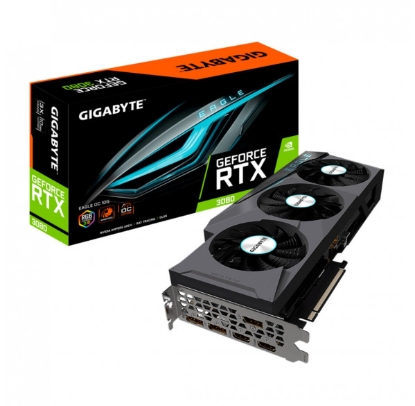 Видеокарта Nvidia RTX 3080 10GB Gigabyte Eagle OC Б/У