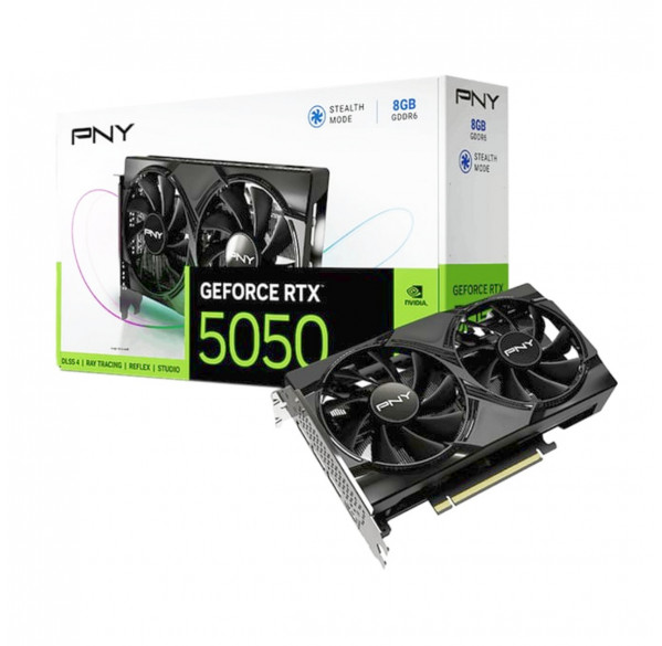Видеокарта Nvidia RTX 5050 8GB PNY Dual Fan