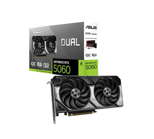 Видеокарта Nvidia RTX 5060 8 GB ASUS Dual OC