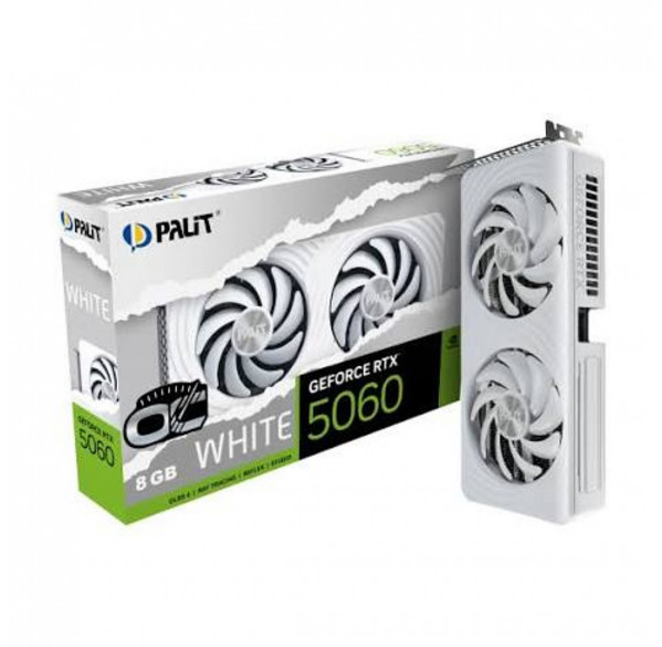 Видеокарта Nvidia RTX 5060 8GB Palit White OC