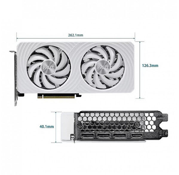 Видеокарта Nvidia RTX 5060 8GB Palit White OC