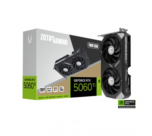Видеокарта Nvidia RTX 5060 TI 16 GB ZOTAC Gaming Twin Edge