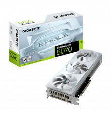 Видеокарта Nvidia RTX 5070 12GB Gigabyte Eagle OC ICE SFF, белая