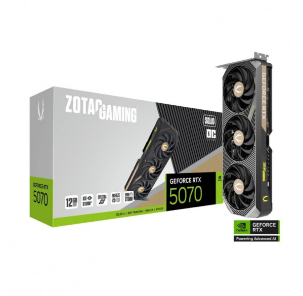 Видеокарта Nvidia RTX 5070 12GB ZOTAC GAMING Видеокарта Nvidia RTX 5070 12GB ZOTAC GAMING