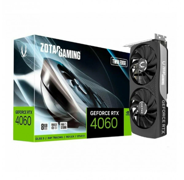 Видеокарта Nvidia RTX 4060 8GB ZOTAC Gaming Twin Edge Видеокарта Nvidia RTX 4060 8GB ZOTAC Gaming Twin Edge