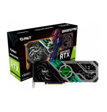 Видеокарта Nvidia RTX 3080 10GB PALIT Gamingpro Б/У c коробкой