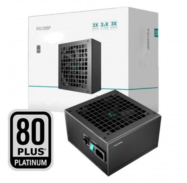 Блок питания для ПК 1200W Deepcool PQ1200P 80+ Platinum Блок питания для ПК 1200W Deepcool PQ1200P 80+ Platinum
