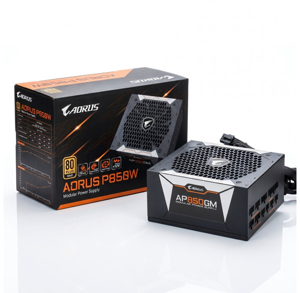 Блок питания для ПК  850W Gigabyte AORUS P850W 80+ GOLD, модульный