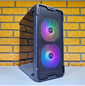 Корпус для ПК RUIX Glass lite + 2 LED кулера